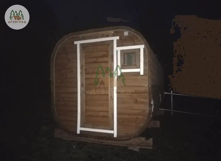 Баня-бочка 2,2 × 4м