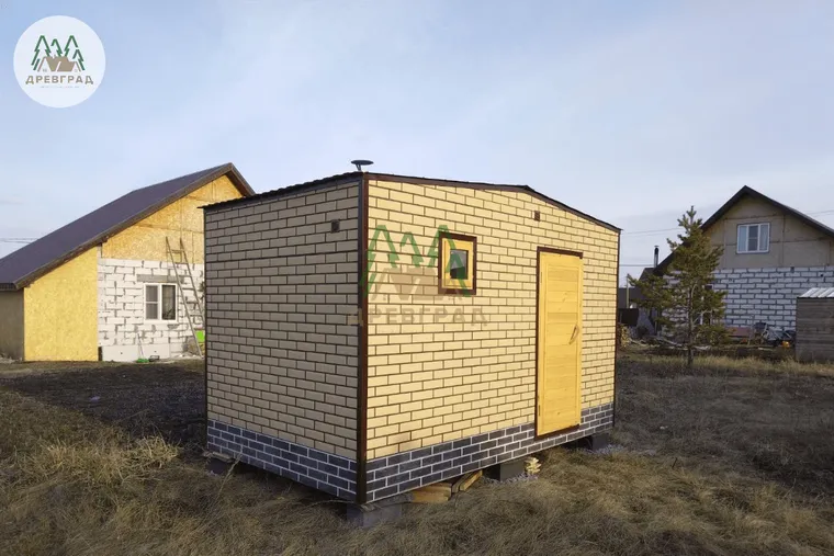 Баня 2,3 × 4 в д. Круглое