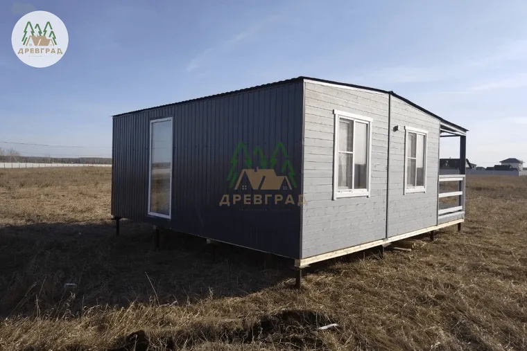 Дачный домик 6 × 5 с террасой 2 × 6