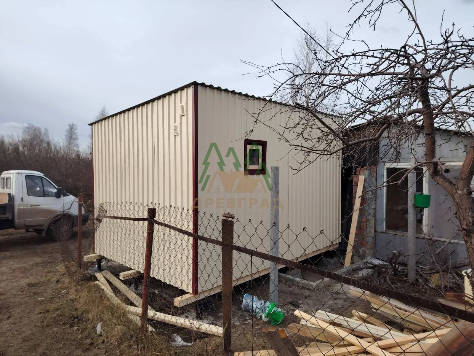 Баня 3 × 4 всесезонная под ключ в 2-х отделениях — фото 1
